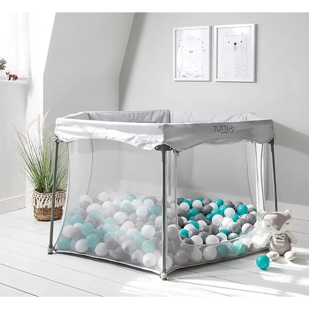 TUTTI BAMBINI Hexa Playpen Grey