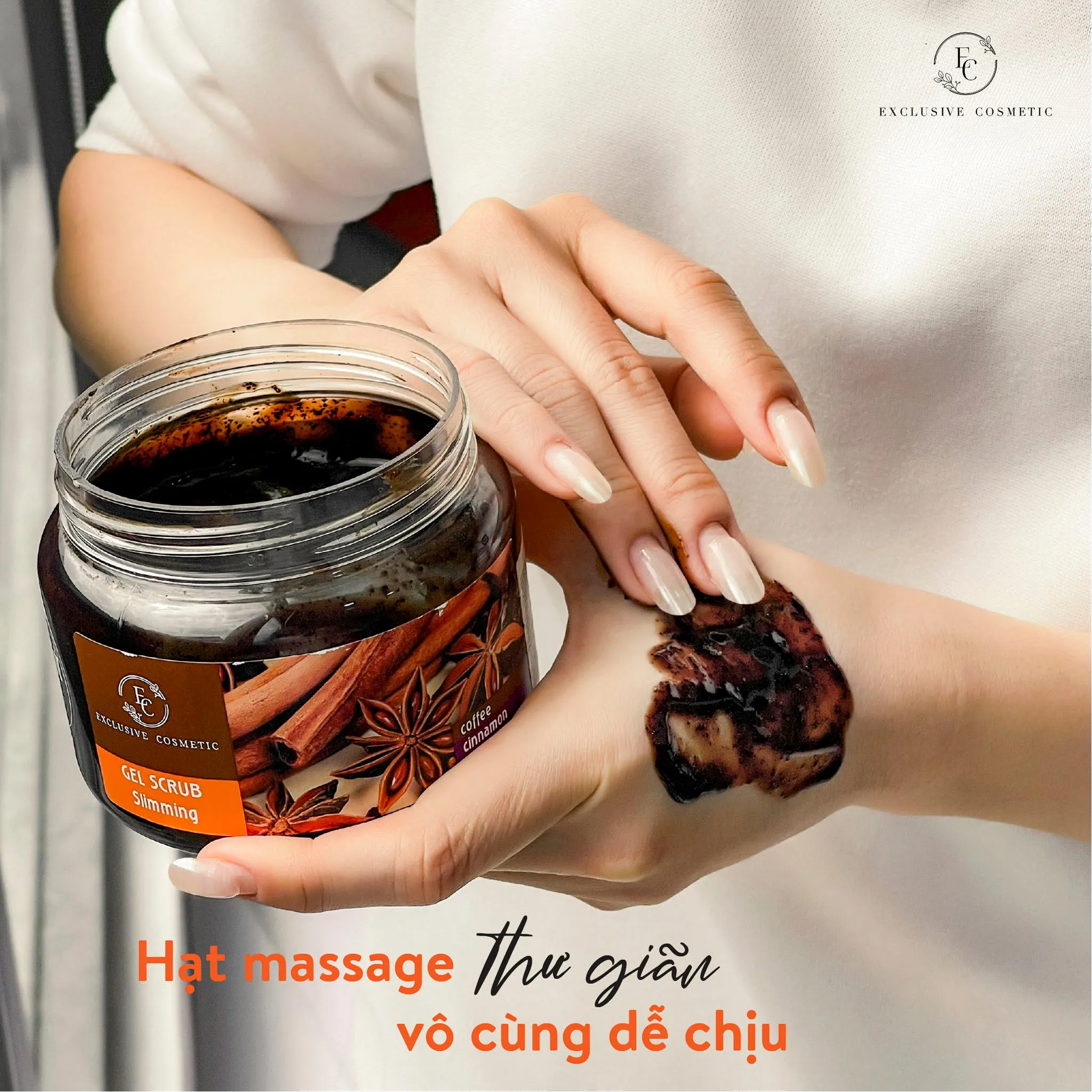 Tẩy Da Chết Body Quế Hồi Nga Gel Scrub 380g
