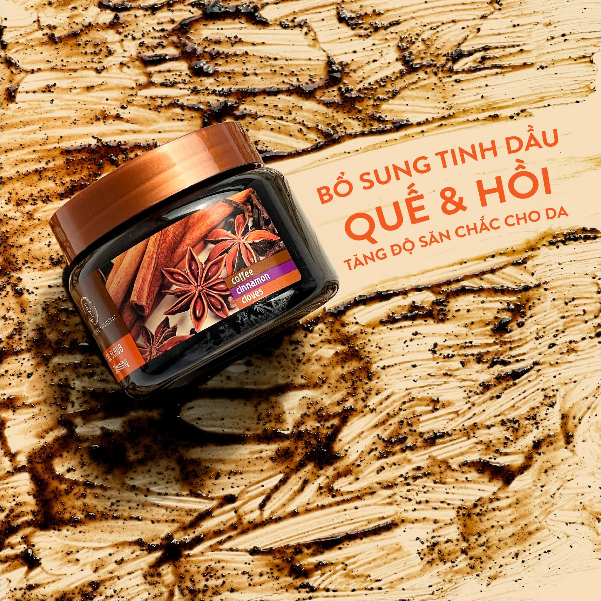 Tẩy Da Chết Body Quế Hồi Nga Gel Scrub 380g