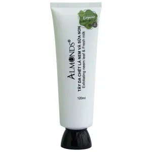 Tẩy Da Chết Lá Nem Và Sữa Non Almonds 120ml