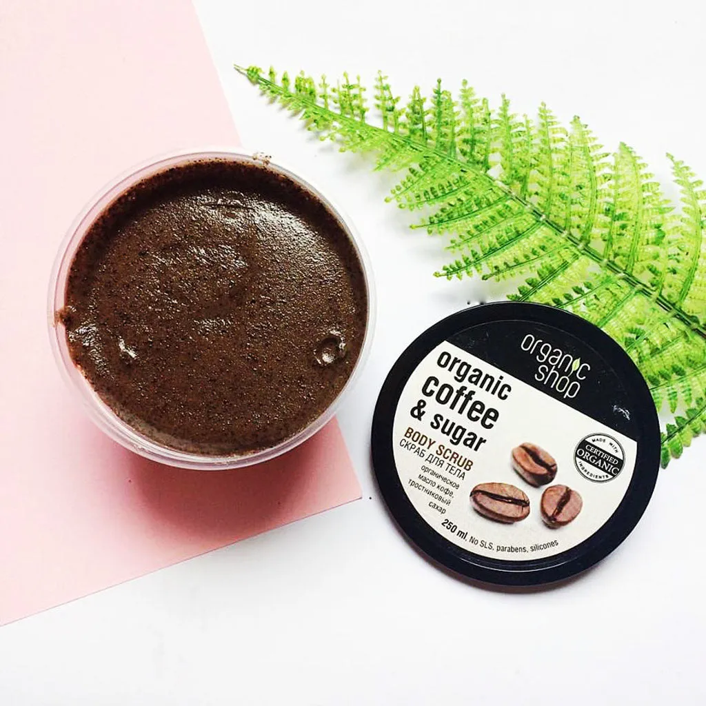Tẩy Tế Bào Chết Body Cafe Organic Shop Body Scrub 250ml