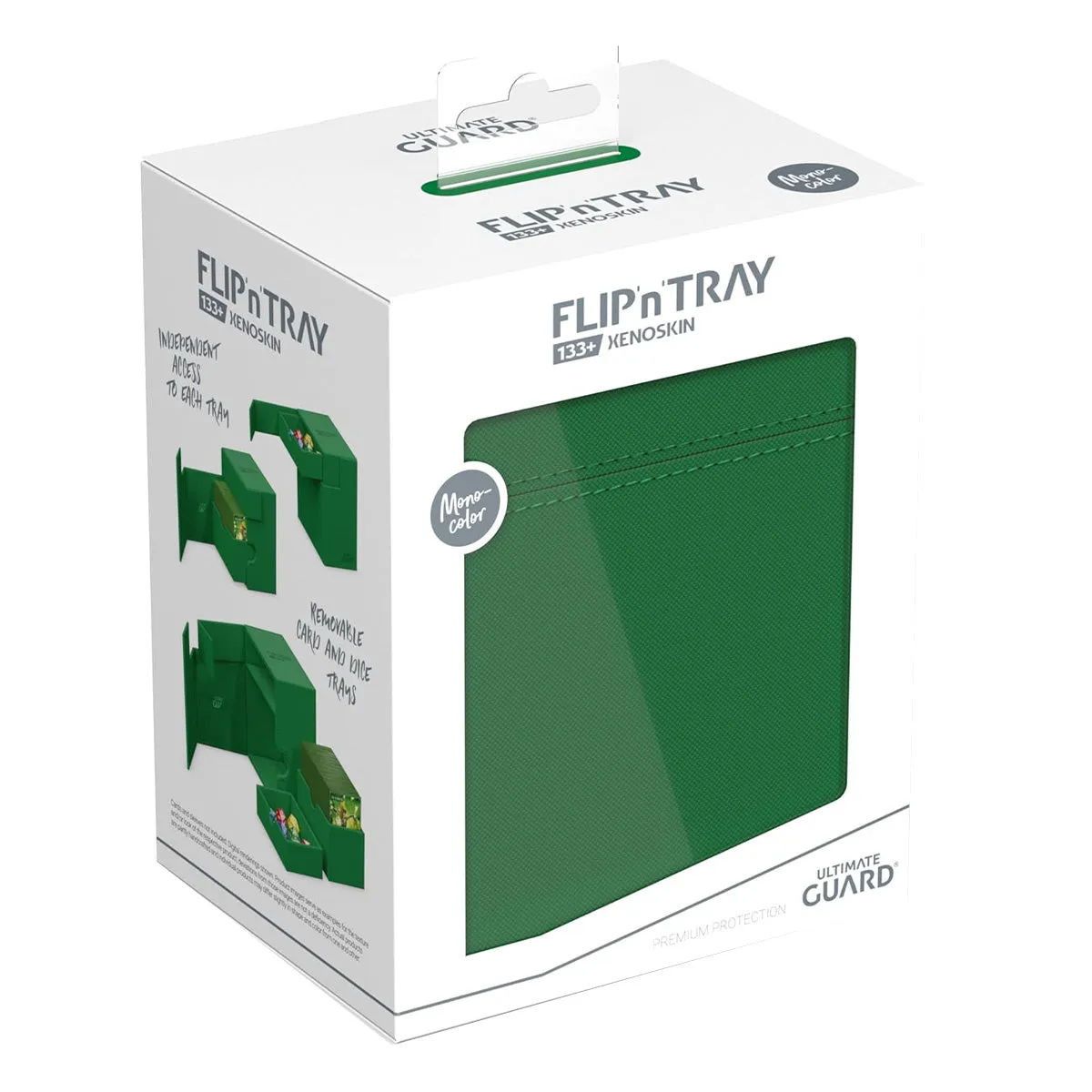Ultimate Guard Flip´n´Tray 133  Xenoskin Green
