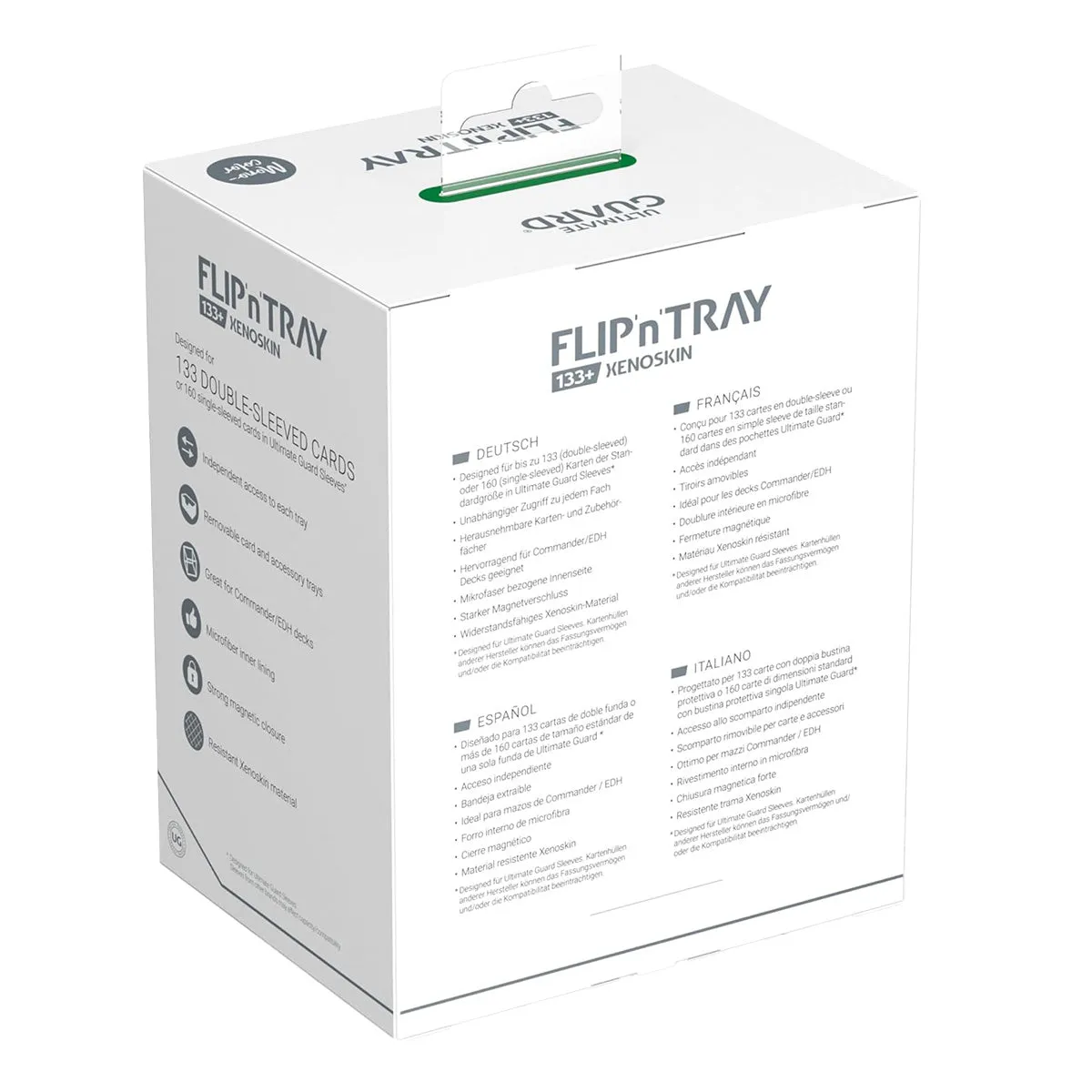 Ultimate Guard Flip´n´Tray 133  Xenoskin Green