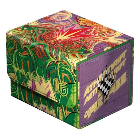 Ultimate Guard Sidewinder 100  XenoSkin Deck Box - MTG Aetherdrift - Pyrewood Gearhulk