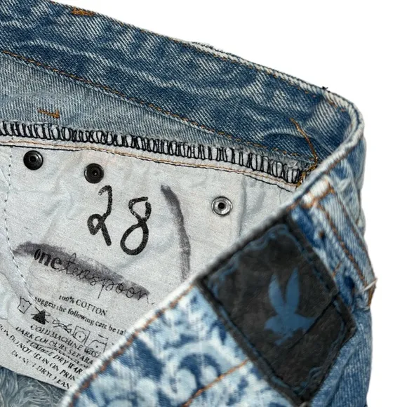 Unique One Teaspoon Patterned Fringed Shorts
