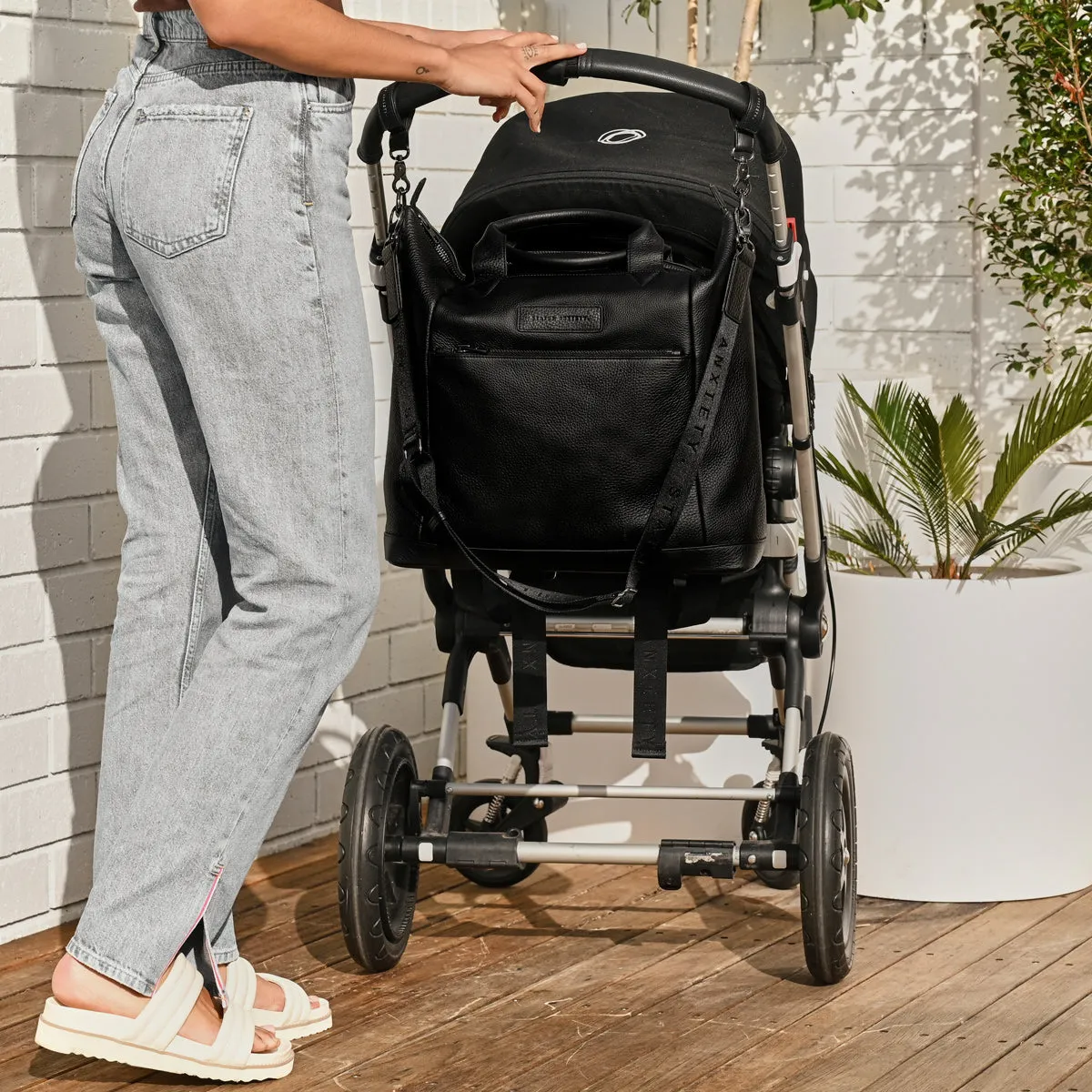 Up All Night Pram Straps - Black