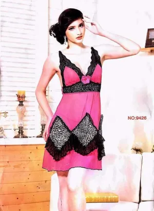 V-Neck Sleeveless Nighty - 9426