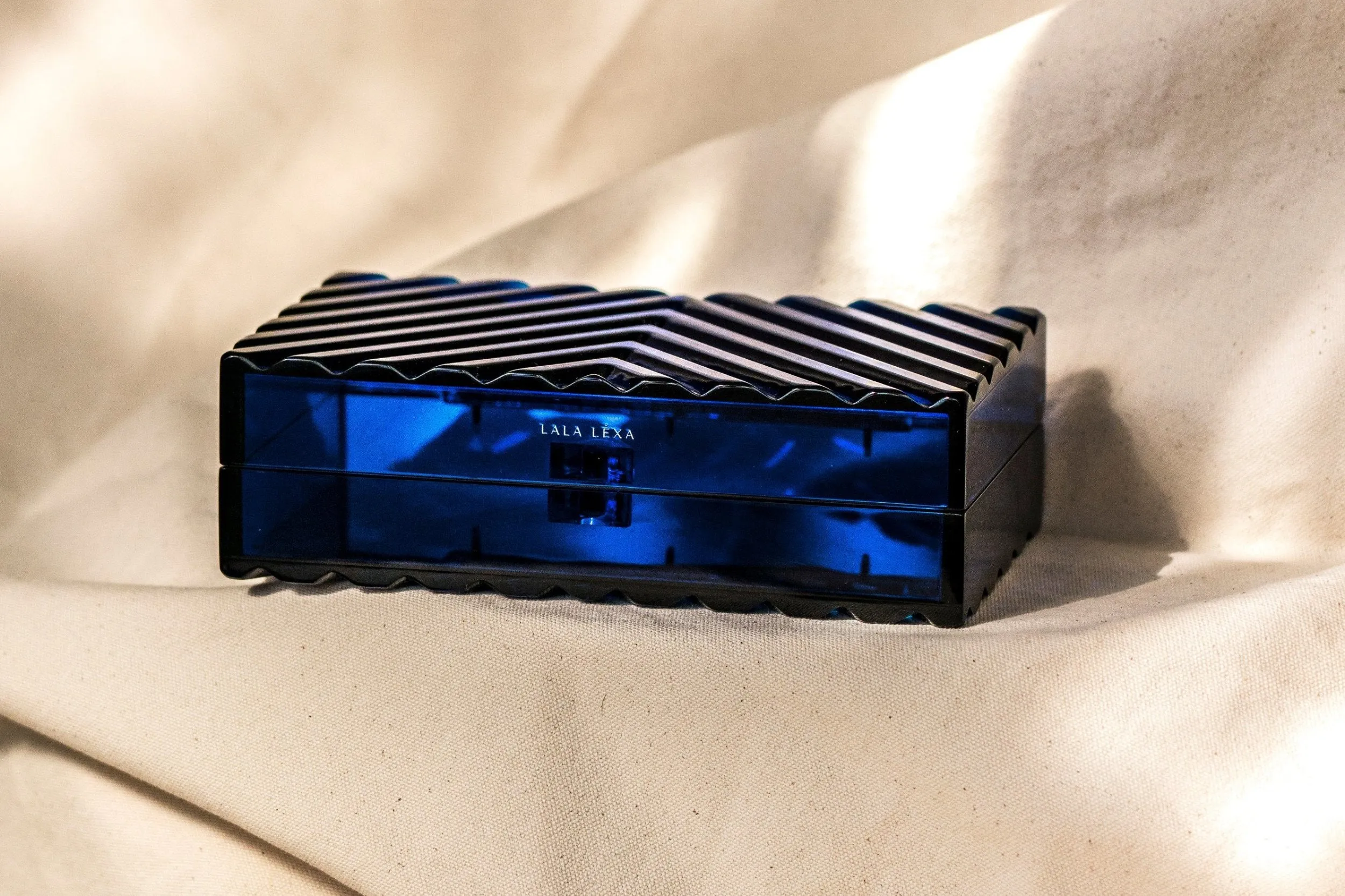 Victoria Clutch - Indigo