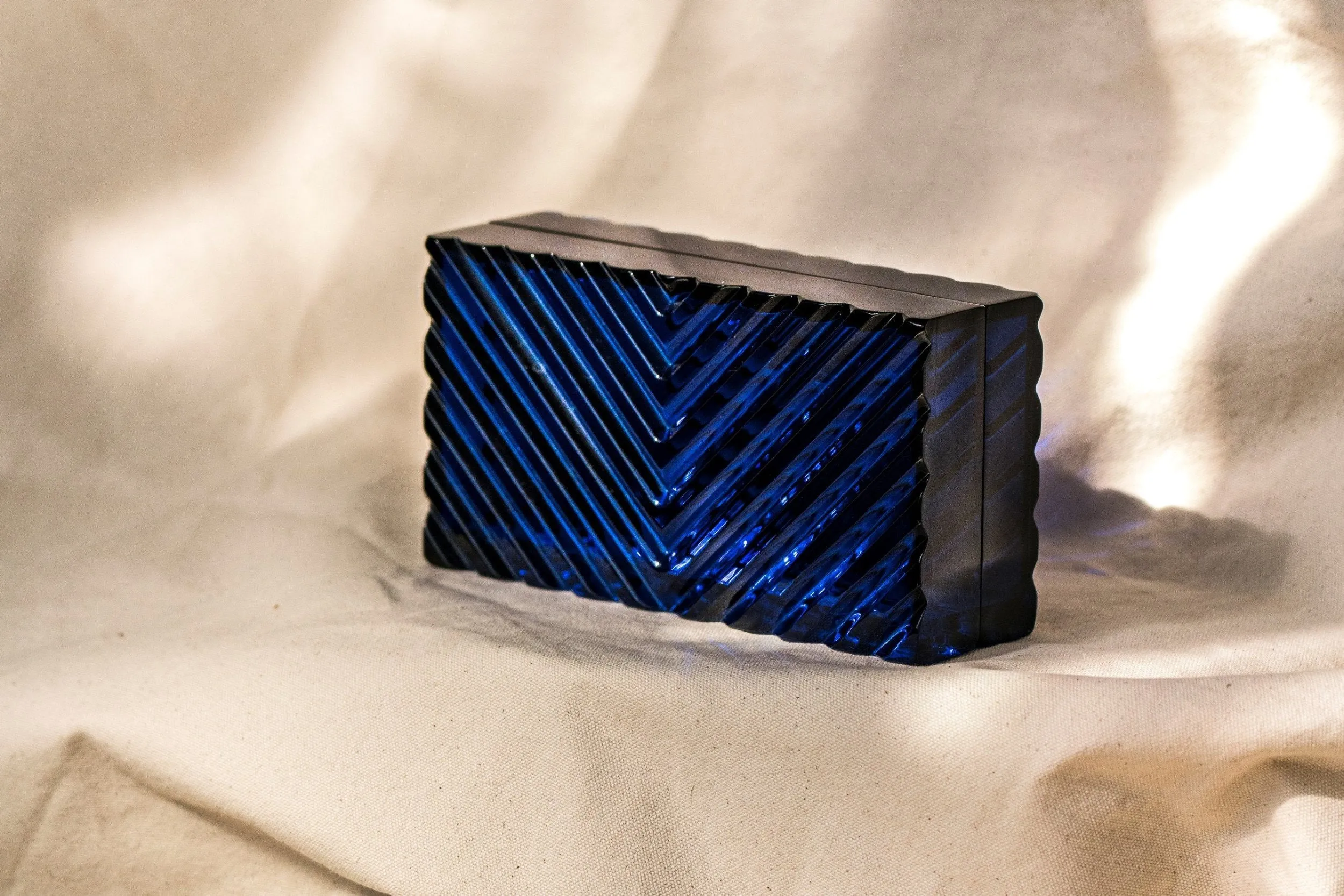 Victoria Clutch - Indigo