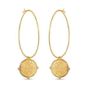 Vintage Charm Hoops