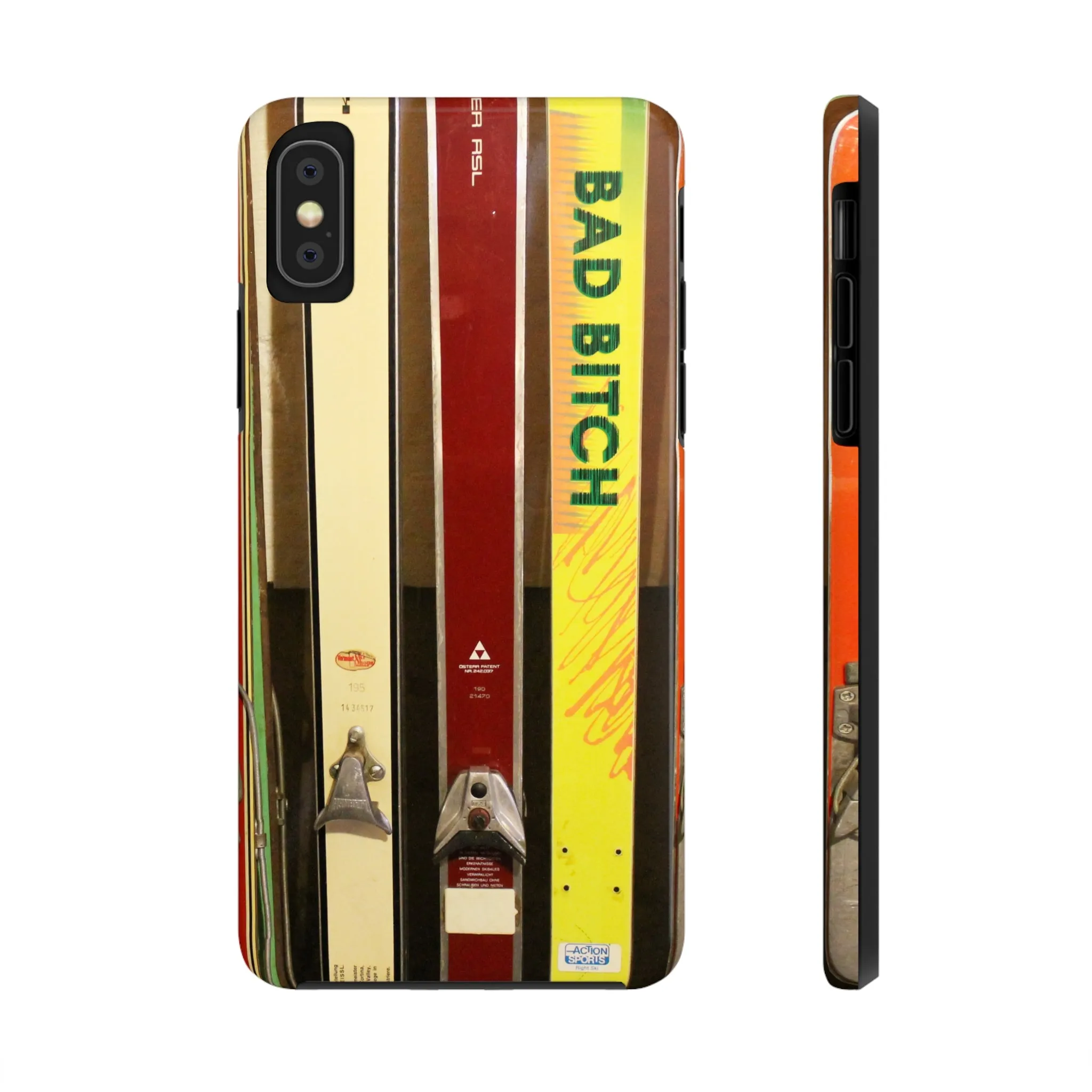 Vintage Skis - Tough Phone Case, Case-Mate
