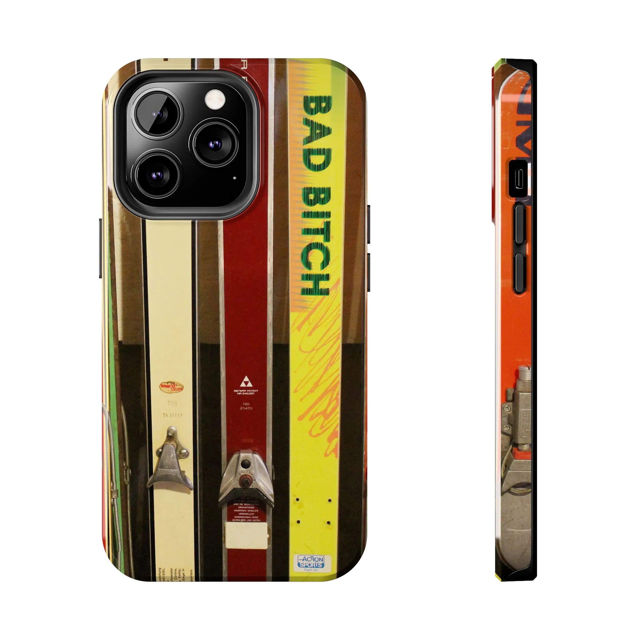 Vintage Skis - Tough Phone Case, Case-Mate