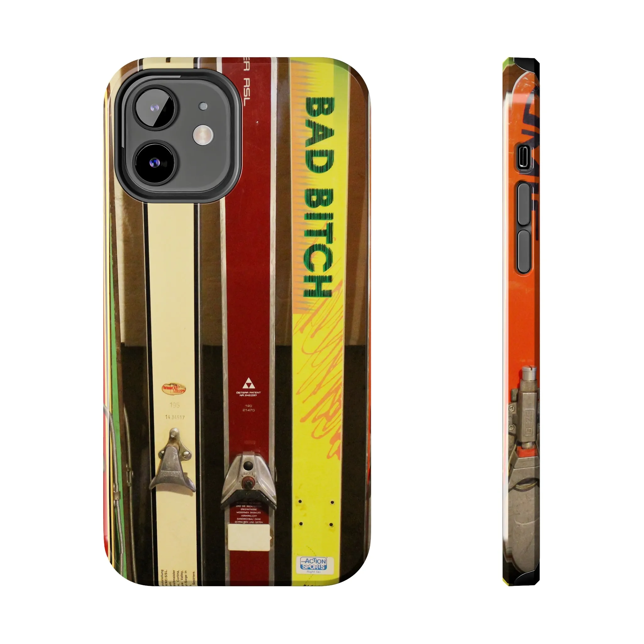 Vintage Skis - Tough Phone Case, Case-Mate