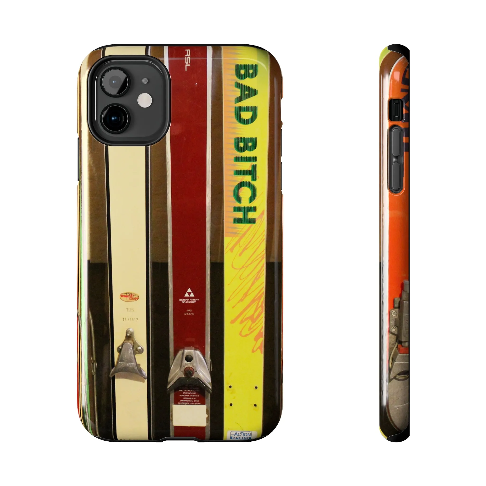 Vintage Skis - Tough Phone Case, Case-Mate