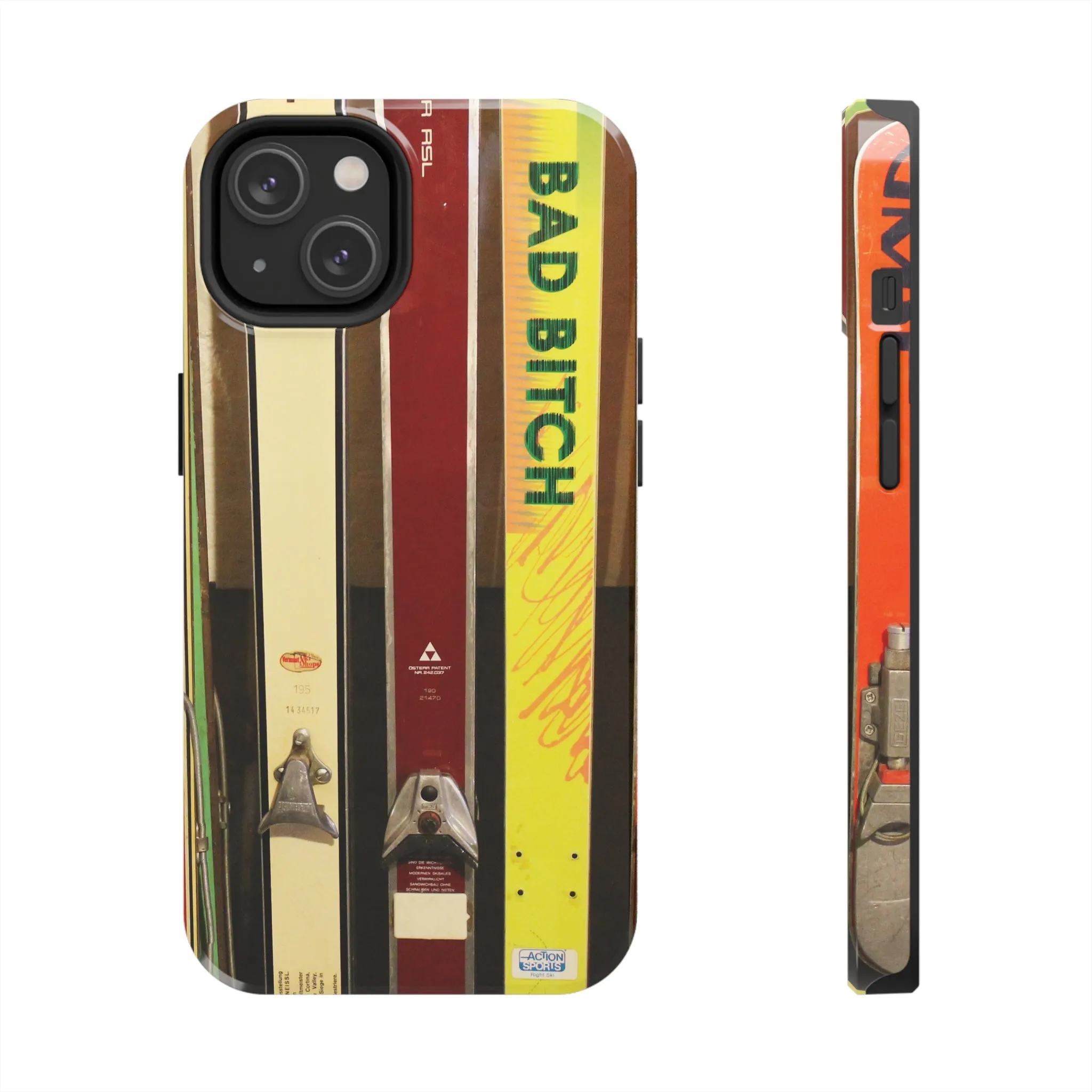 Vintage Skis - Tough Phone Case, Case-Mate