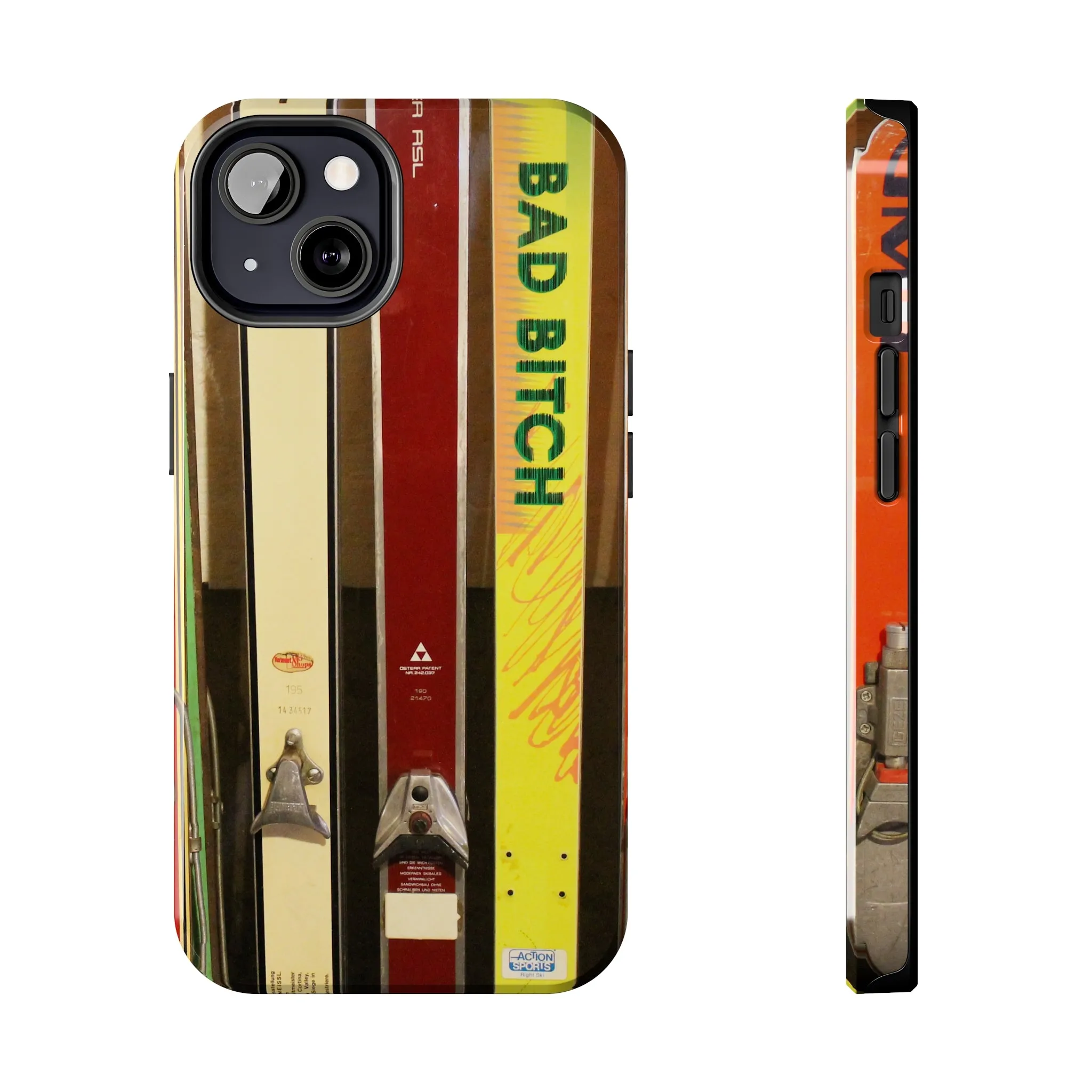 Vintage Skis - Tough Phone Case, Case-Mate