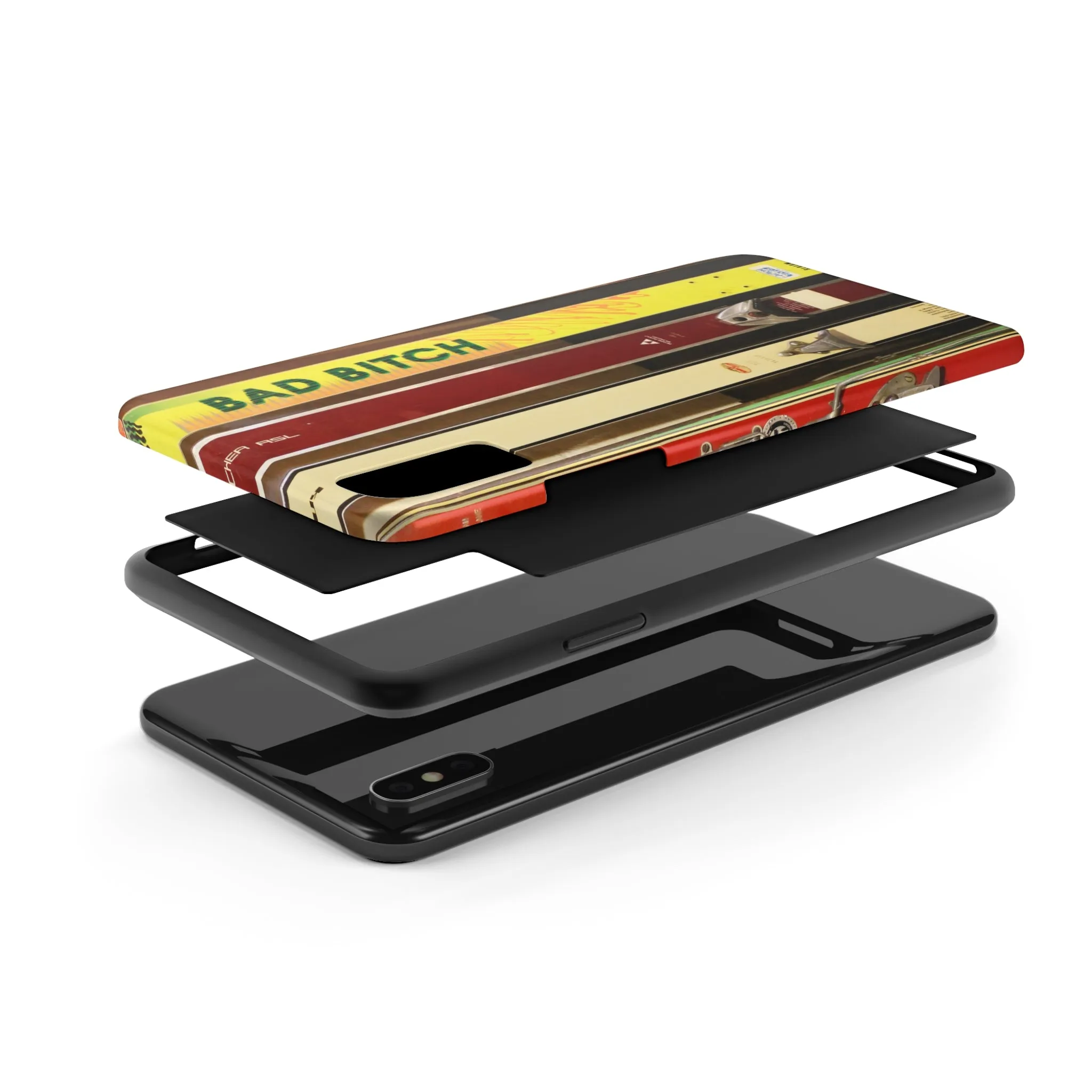 Vintage Skis - Tough Phone Case, Case-Mate