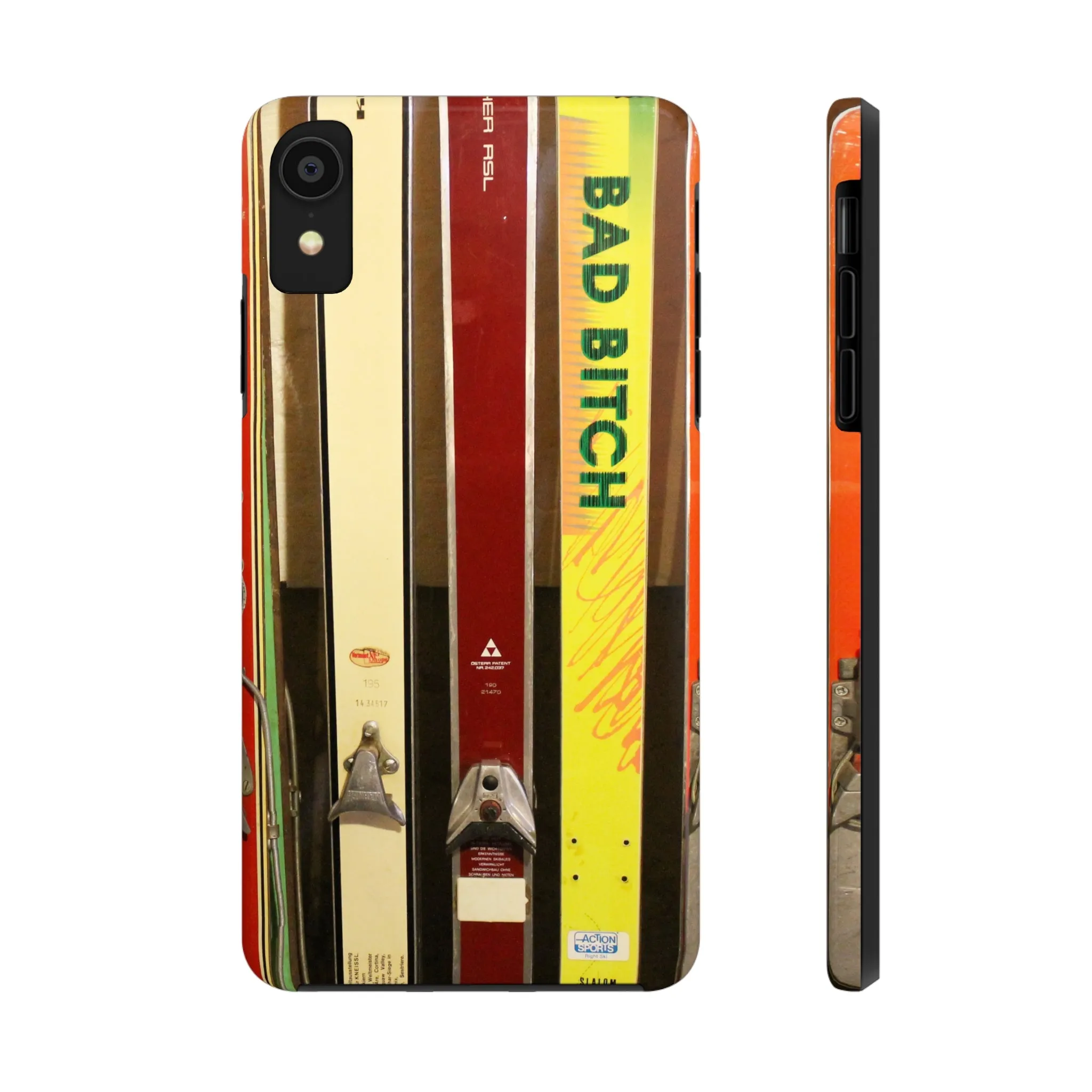 Vintage Skis - Tough Phone Case, Case-Mate