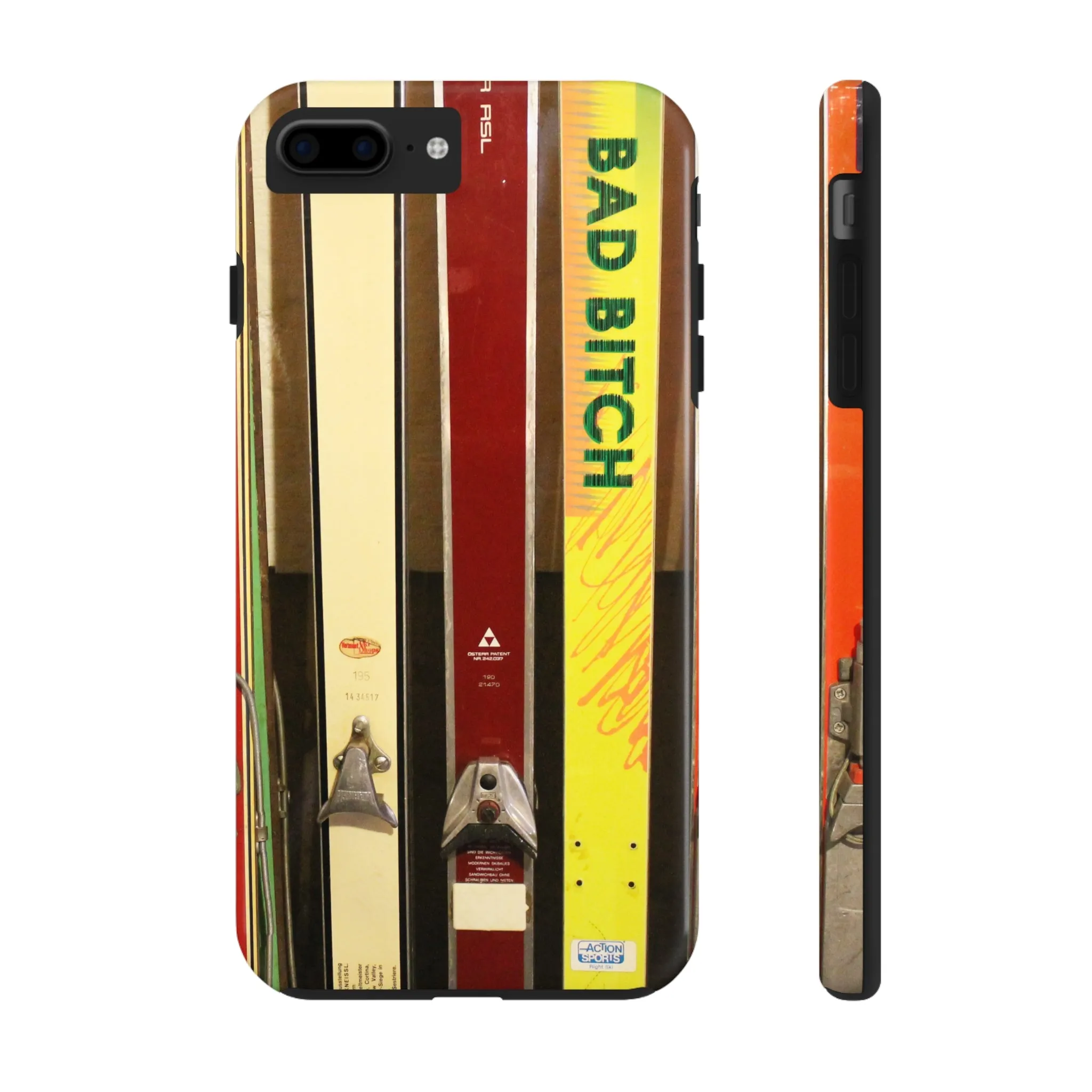 Vintage Skis - Tough Phone Case, Case-Mate