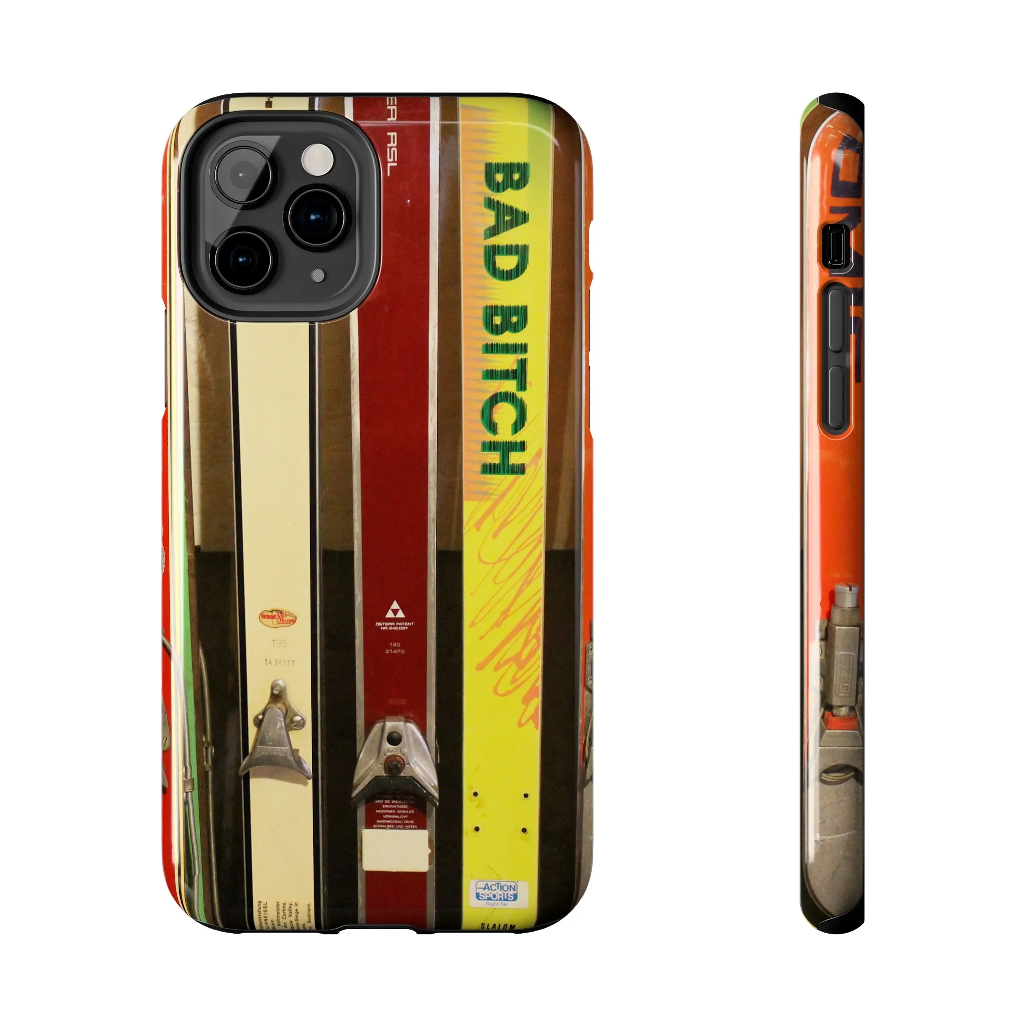 Vintage Skis - Tough Phone Case, Case-Mate