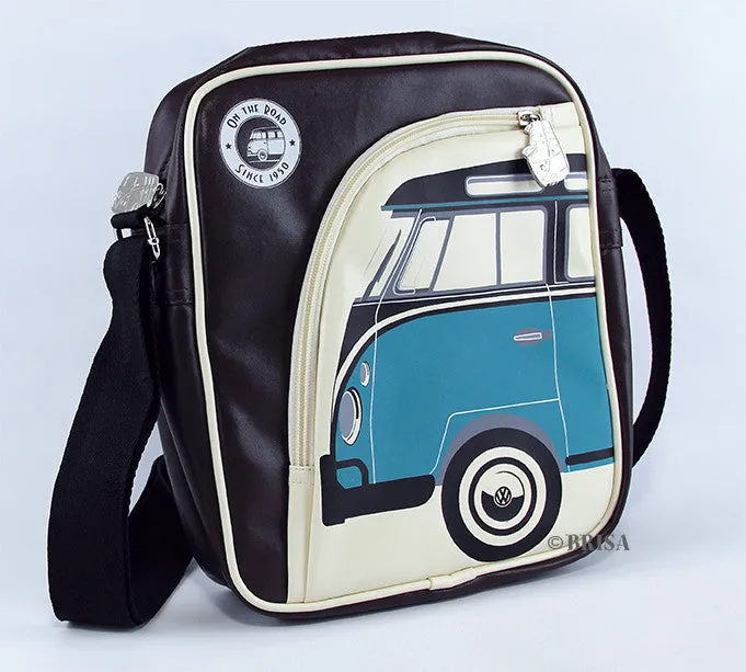 VW T1 Tablet iPad Bag Brown/Blue