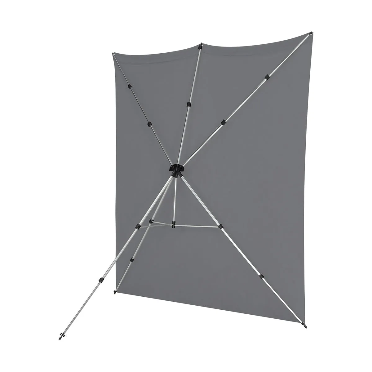 Westcott X-Drop Pro Wrinkle-Resistant Backdrop Kit - Neutral Gray (8' x 8')