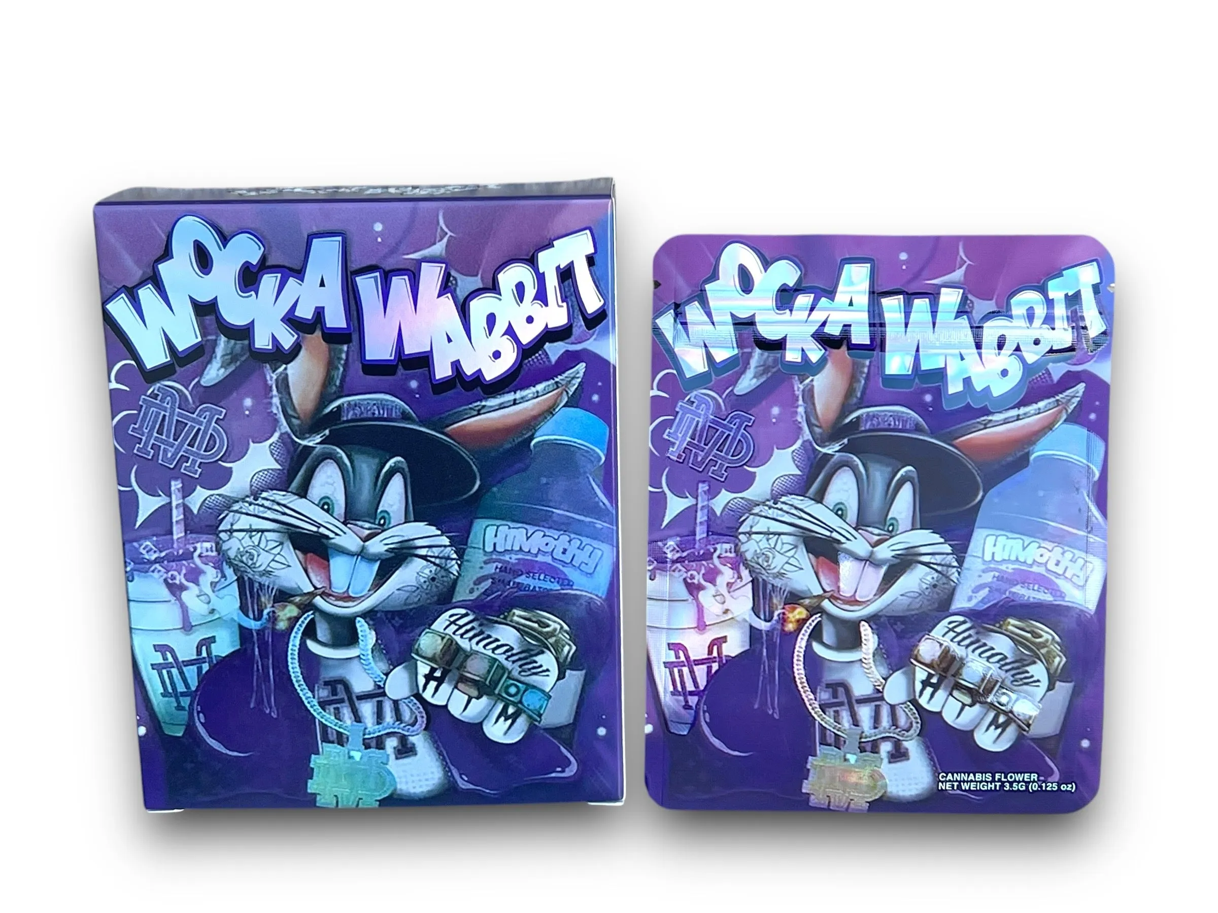 Wocka Wabbit (Blue Bunny) Mylar Bag with Box 3.5 Grams | Xotic Packs