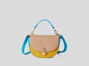 Womens Colourblock Side Cross Body Bag