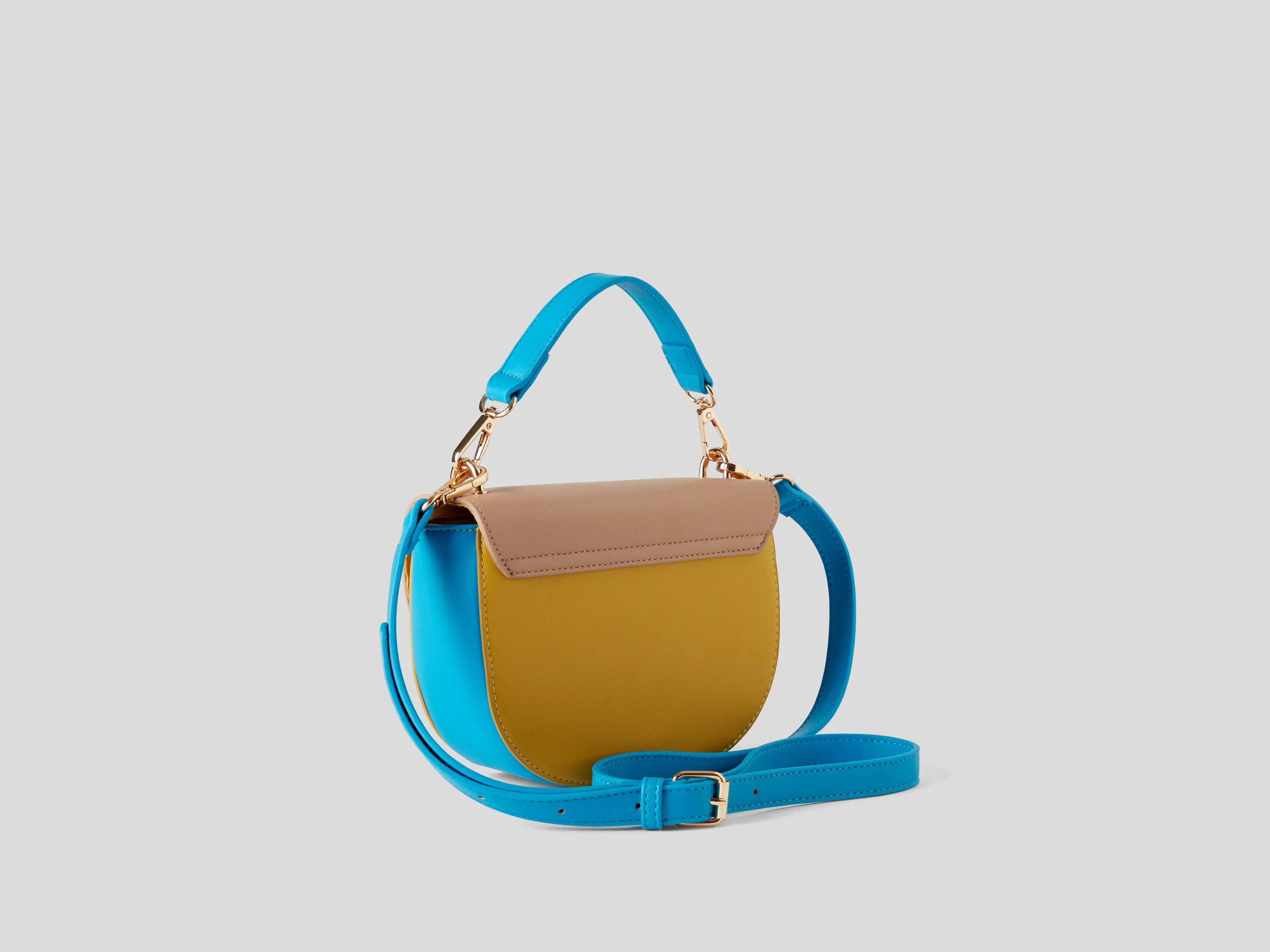 Womens Colourblock Side Cross Body Bag