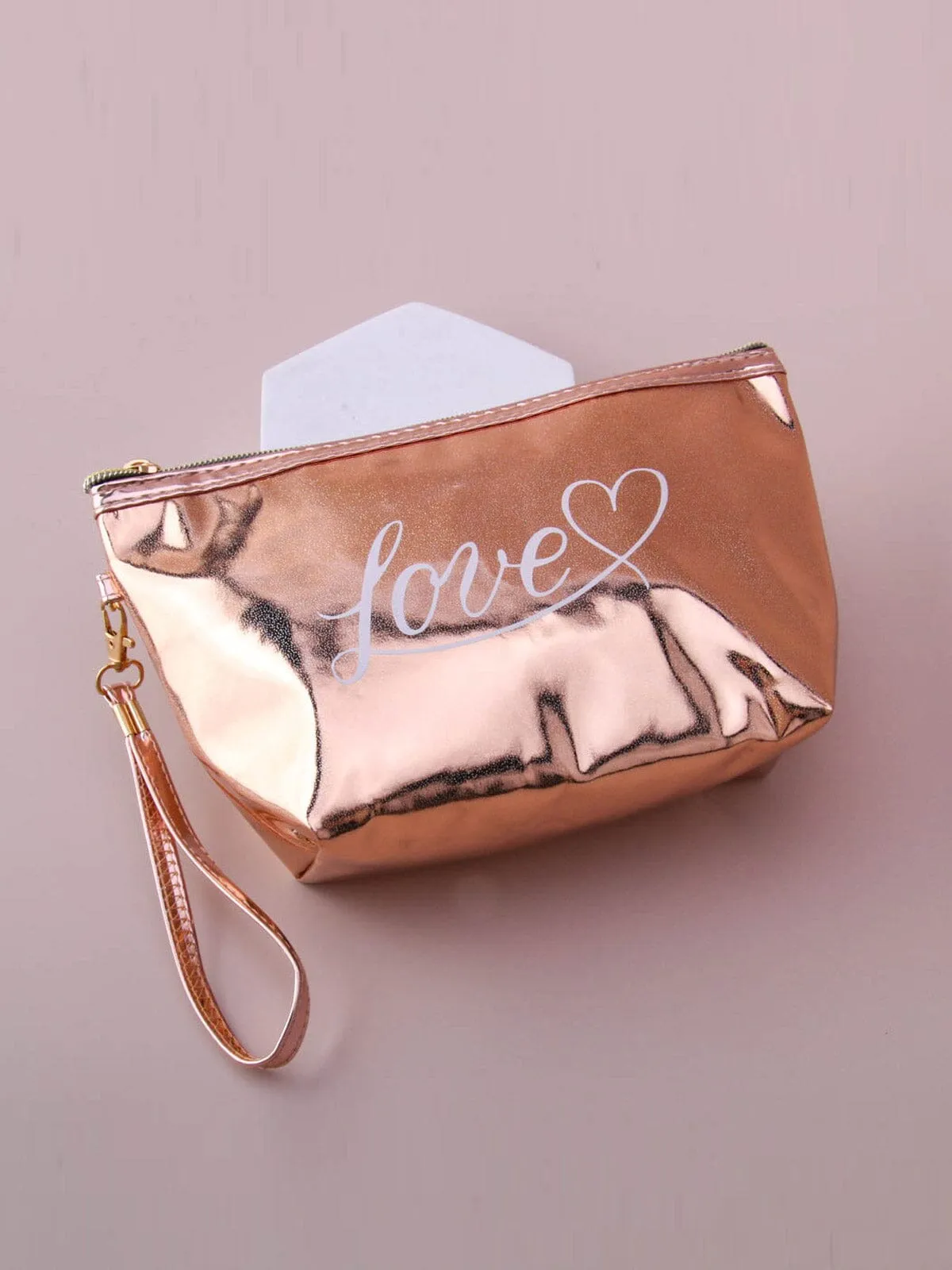WOMEN'S COSMETIC GRAPHIC LOVE BAG