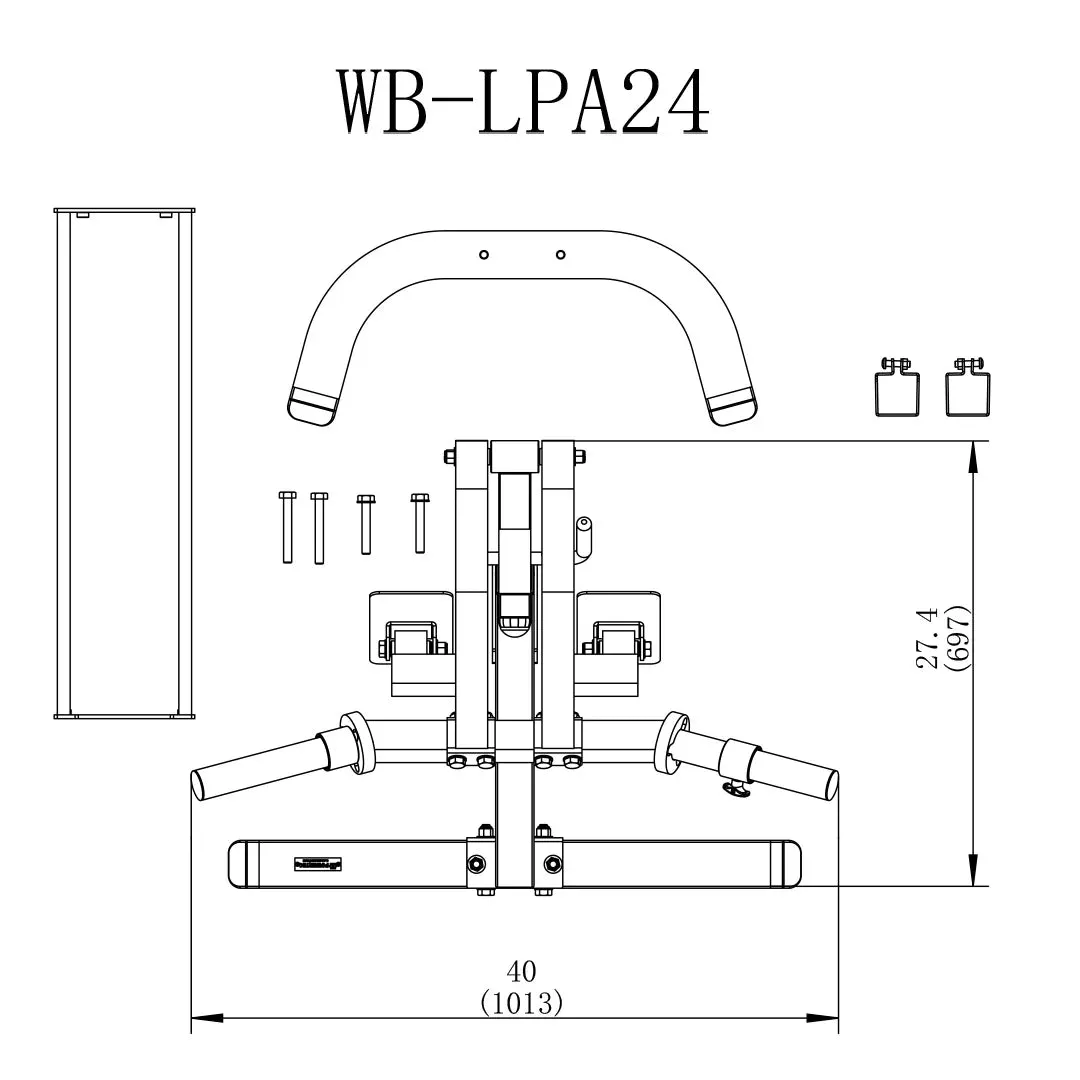 Workbench Leg Press Attachment WB-LPA