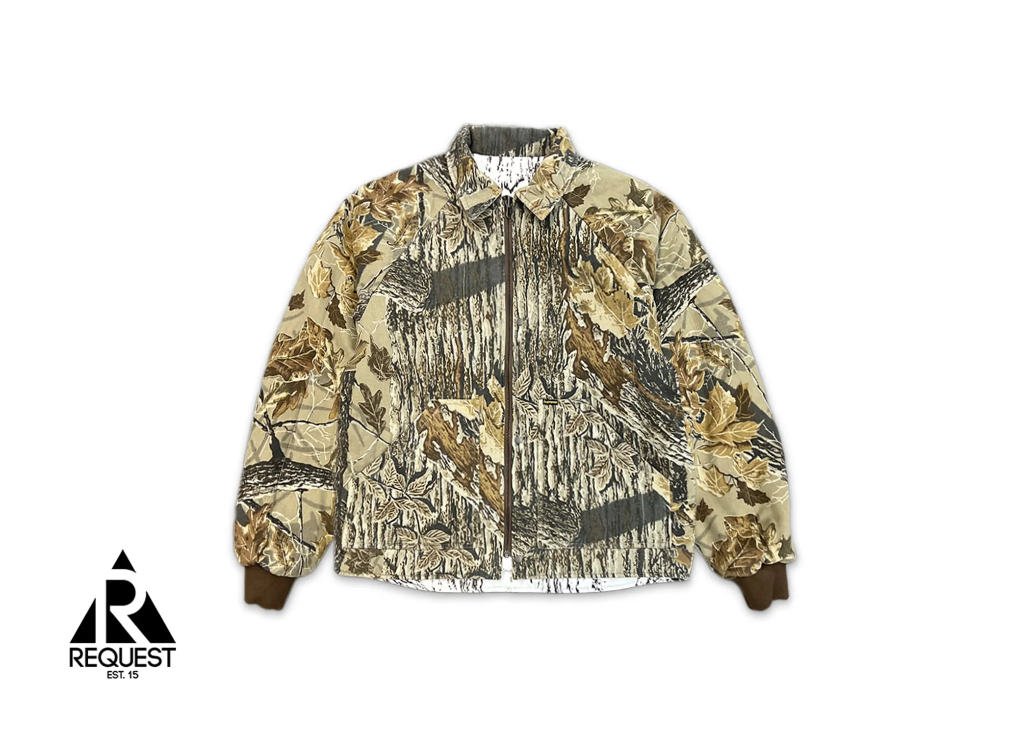 x RealTree Reversible Quilted Work Jacket "Snow Camo"