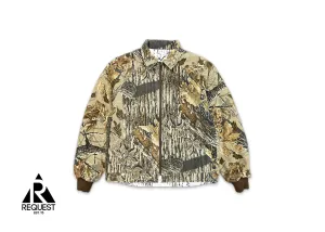 x RealTree Reversible Quilted Work Jacket "Snow Camo"