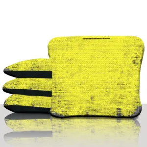 Yellow Camo Cornhole Bags