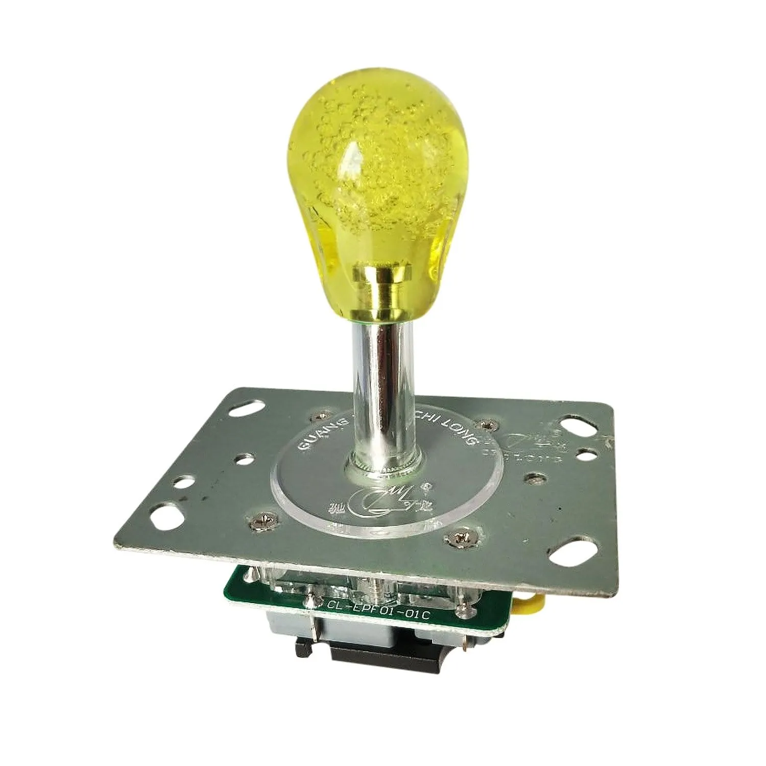 Yellow Illuminated Arcade Joystick Deluxe version