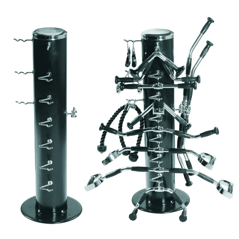 York Barbell | Vertical Machine Bar Rack   15pc Attachment Set