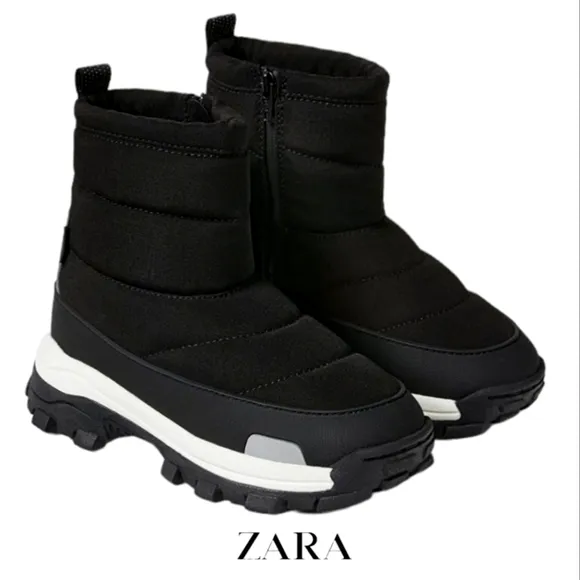 ZARA KIDS QUILTED HIGH TOPS SIZE 6