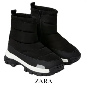 ZARA KIDS QUILTED HIGH TOPS SIZE 6