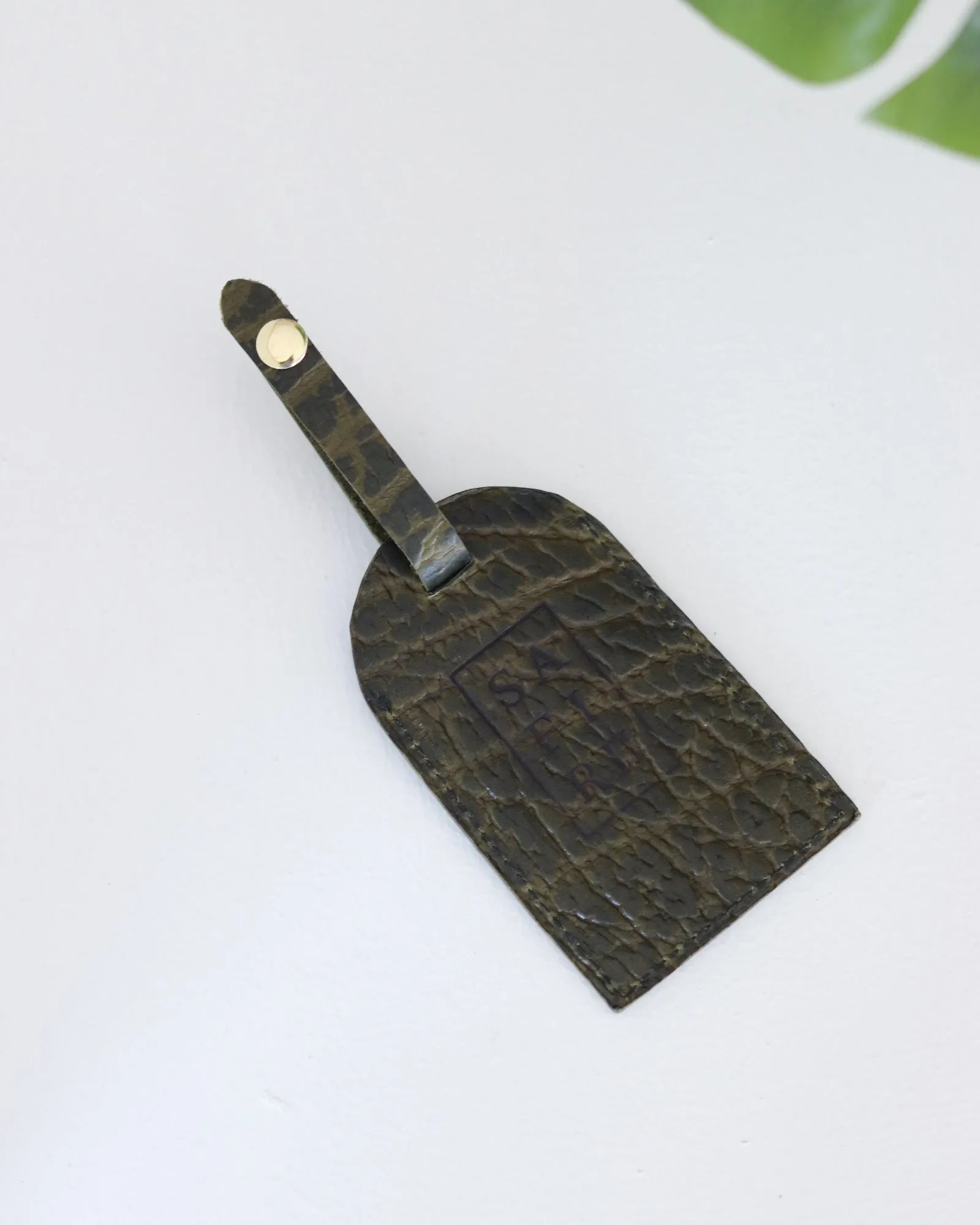 'Zuri' Leather Passport Holder & Luggage Tag Set